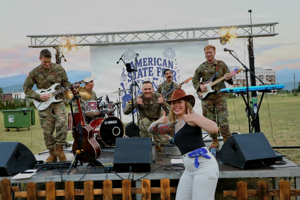 United States Army Europe and Africa Band &amp; Chorus' "Freegroove" in North Macedonia.
