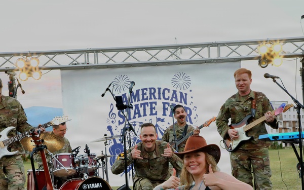 United States Army Europe and Africa Band and Chorus' Freegroove in North Macedonia.