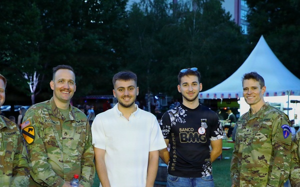 United States Army Europe and Africa Band and Chorus' Freegroove in North Macedonia.