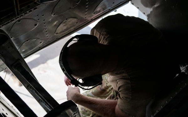KC-135 refuels F-35As during security operations