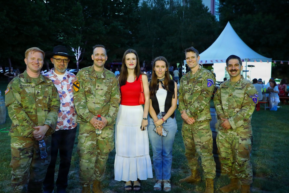 United States Army Europe and Africa Band and Chorus' Freegroove in North Macedonia.