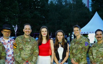 United States Army Europe and Africa Band and Chorus' Freegroove in North Macedonia.