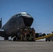 KC-135 supports security operations with F-35 aerial refueling