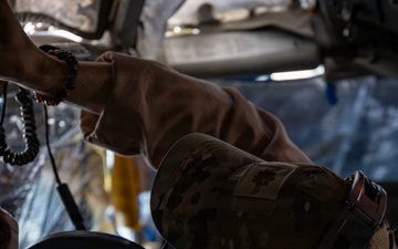 KC-135 supports security operations with F-35 aerial refueling