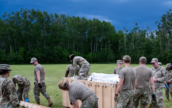181st Intelligence Wing leadership visit units at annual training