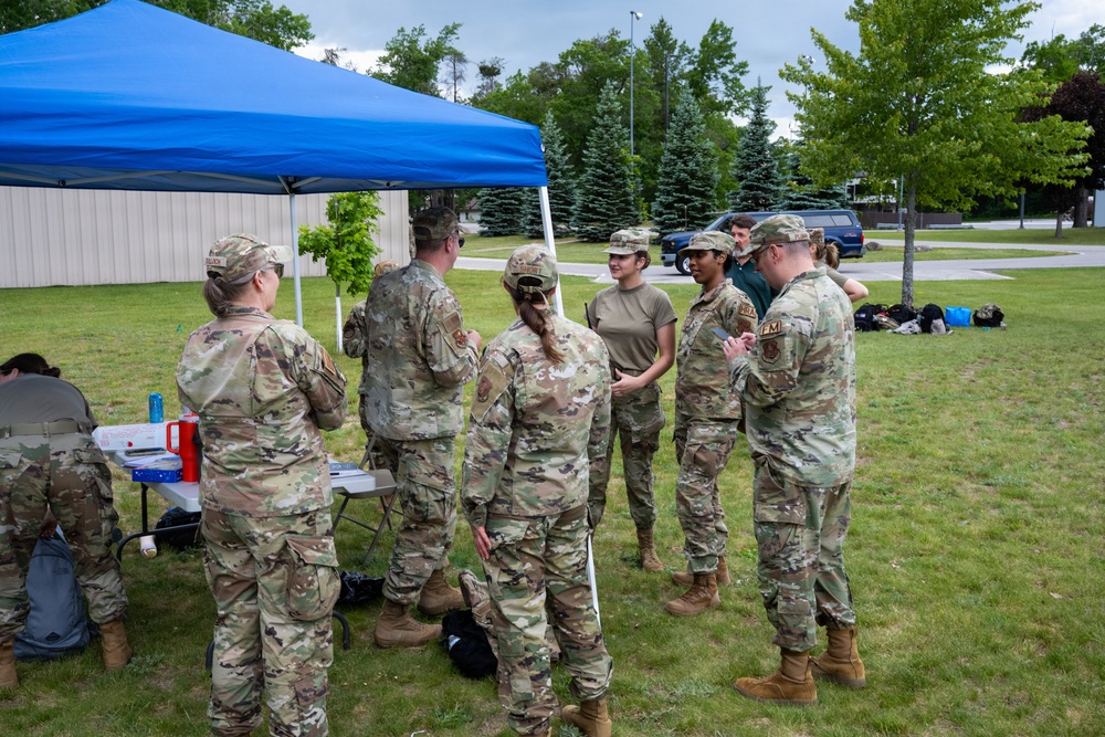 181st Intelligence Wing leadership visit units at annual training