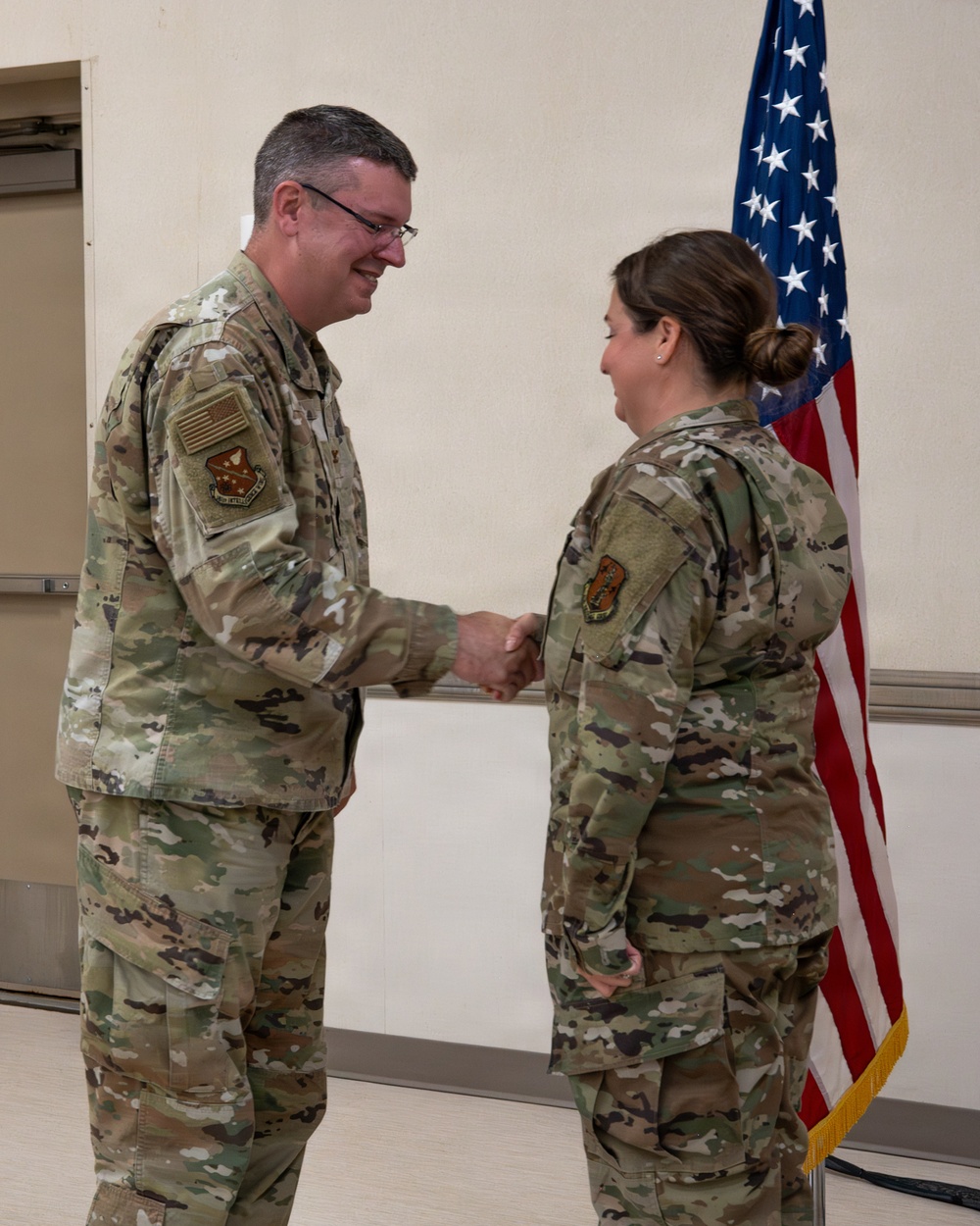 181st Intelligence Wing leadership visit units at annual training