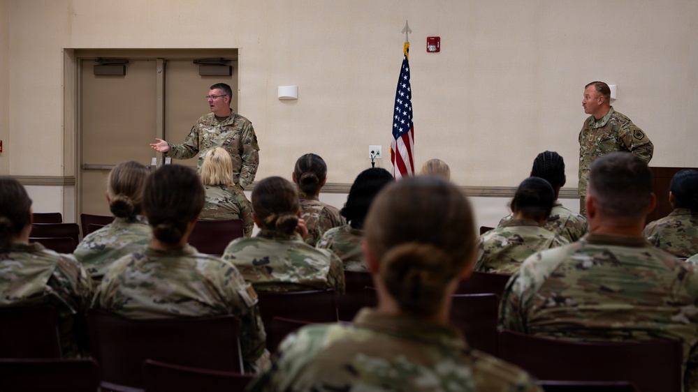 181st Intelligence Wing leadership visit units at annual training