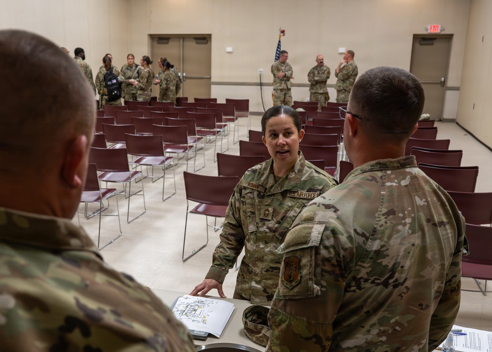181st Intelligence Wing leadership visit units at annual training