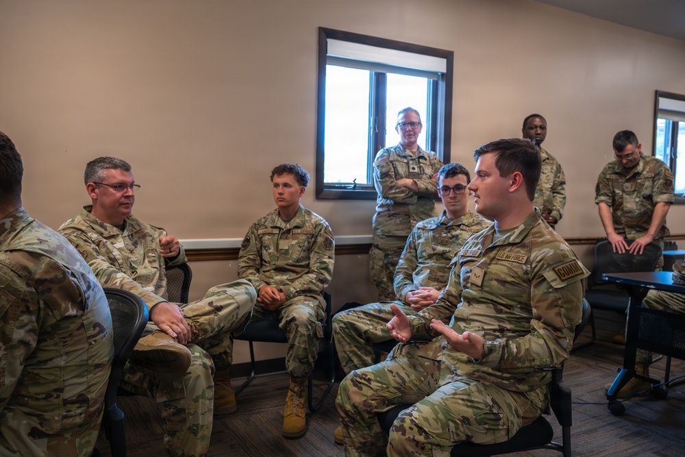 181st Intelligence Wing leadership visit units at annual training