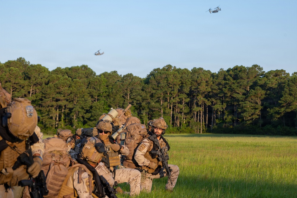 FLEETEX 250 | Spanish marines conduct aerial insert