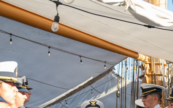 Coast Guard Cutter Eagle, senior leaders participate in Sail250 Virginia events
