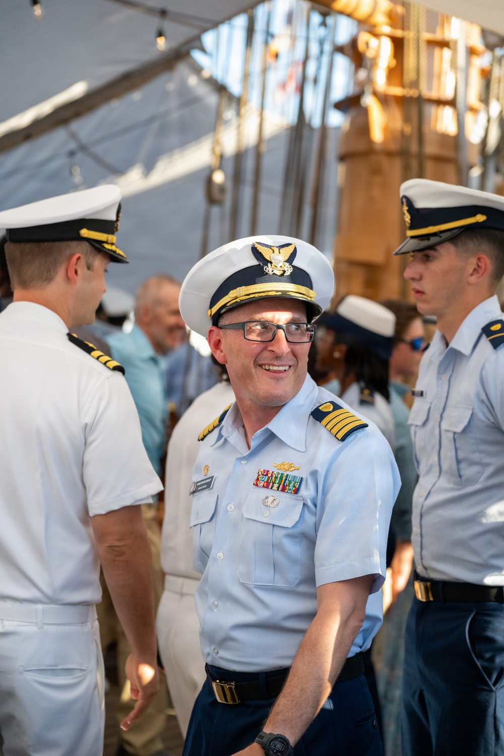 Coast Guard Cutter Eagle, senior leaders participate in Sail250 Virginia events