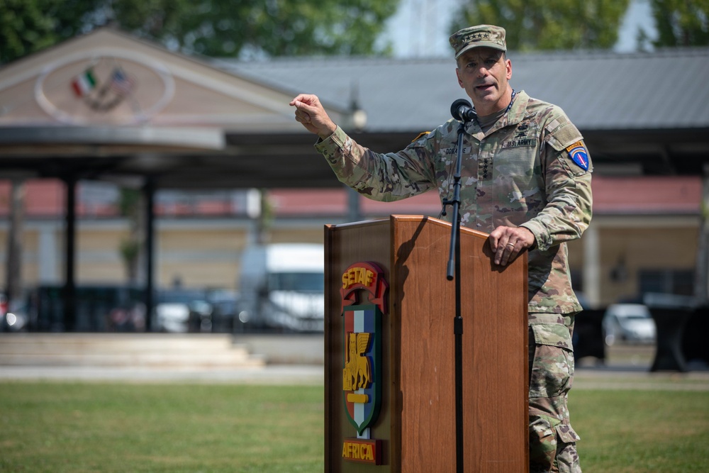 SETAF-AF conducts change of command ceremony