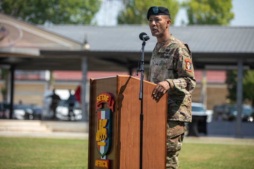SETAF-AF conducts change of command ceremony
