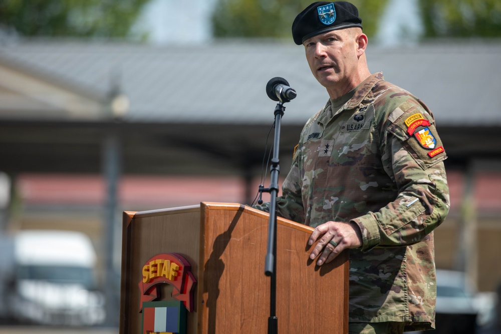 SETAF-AF conducts change of command ceremony