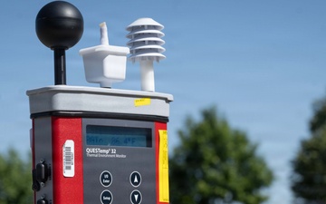 Spangdahlem bioenvironmental engineers monitor heat stress during European heatwave