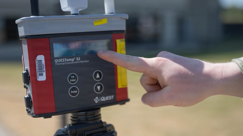 Bioenvironmental engineering team defends against the heatwave with exact measurements