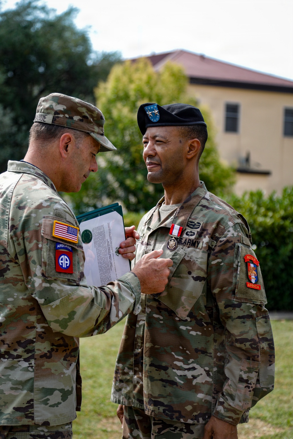 SETAF-AF changes command from MG Gainey to MG Brown