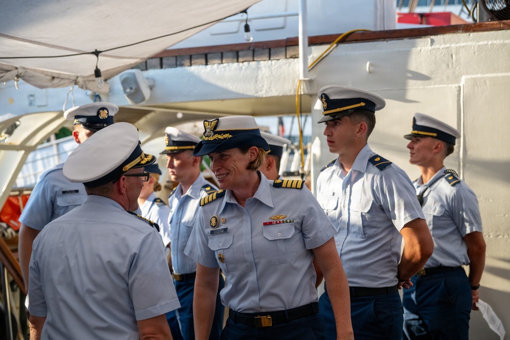 Coast Guard Cutter Eagle, senior leaders participate in Sail250 Virginia events