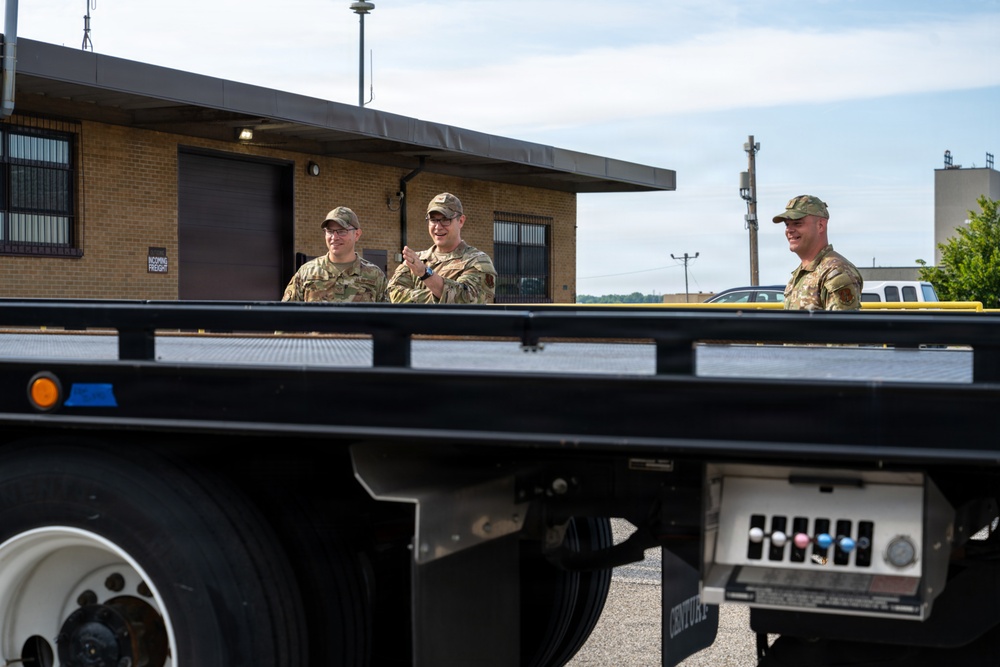 181st Logistics Readiness Squadron drill training