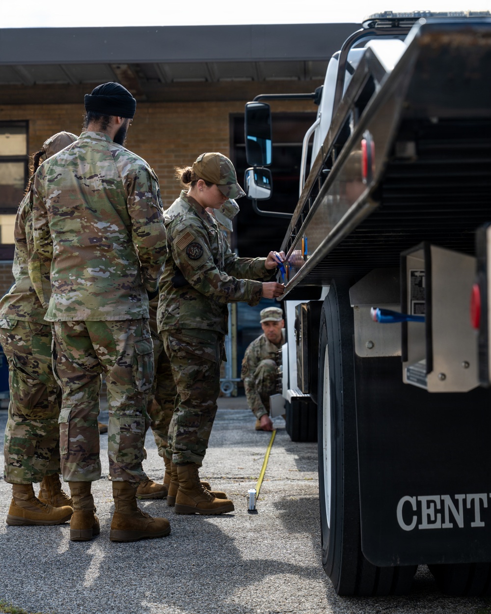 181st Logistics Readiness Squadron drill training