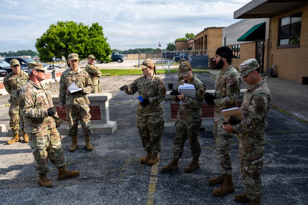 181st Logistics Readiness Squadron drill training