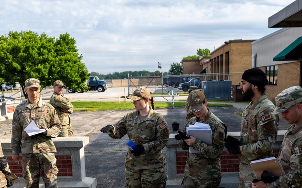 181st Logistics Readiness Squadron drill training