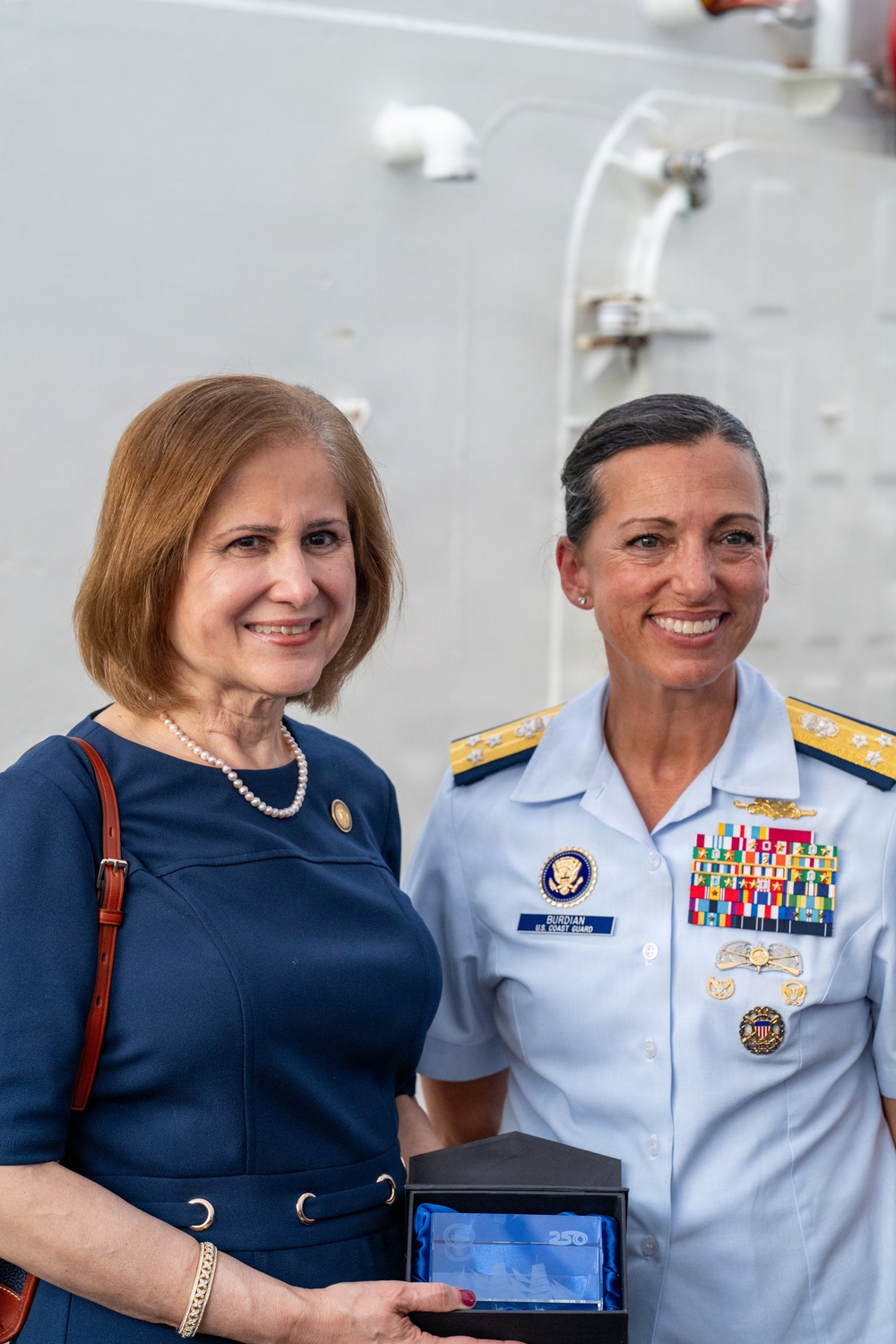 Coast Guard Cutter Eagle, senior leaders participate in Sail250 Virginia events