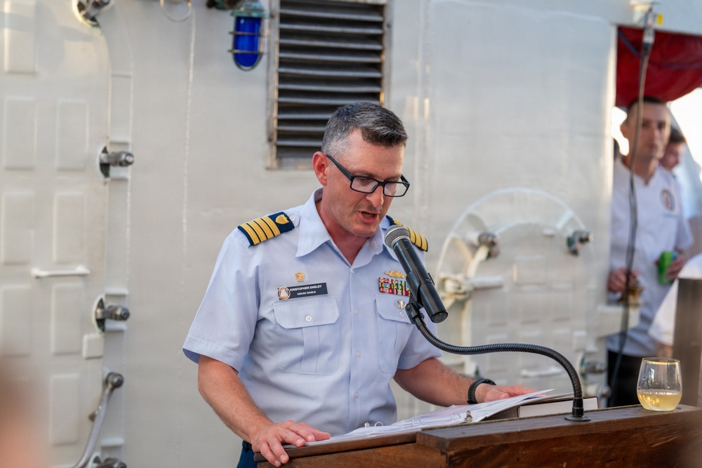 Coast Guard Cutter Eagle, senior leaders participate in Sail250 Virginia events