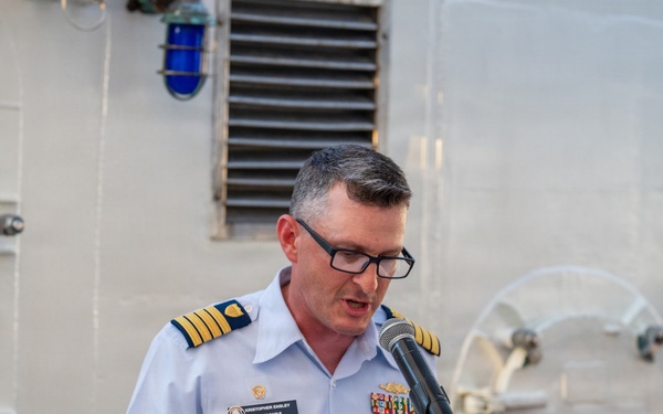 Coast Guard Cutter Eagle, senior leaders participate in Sail250 Virginia events