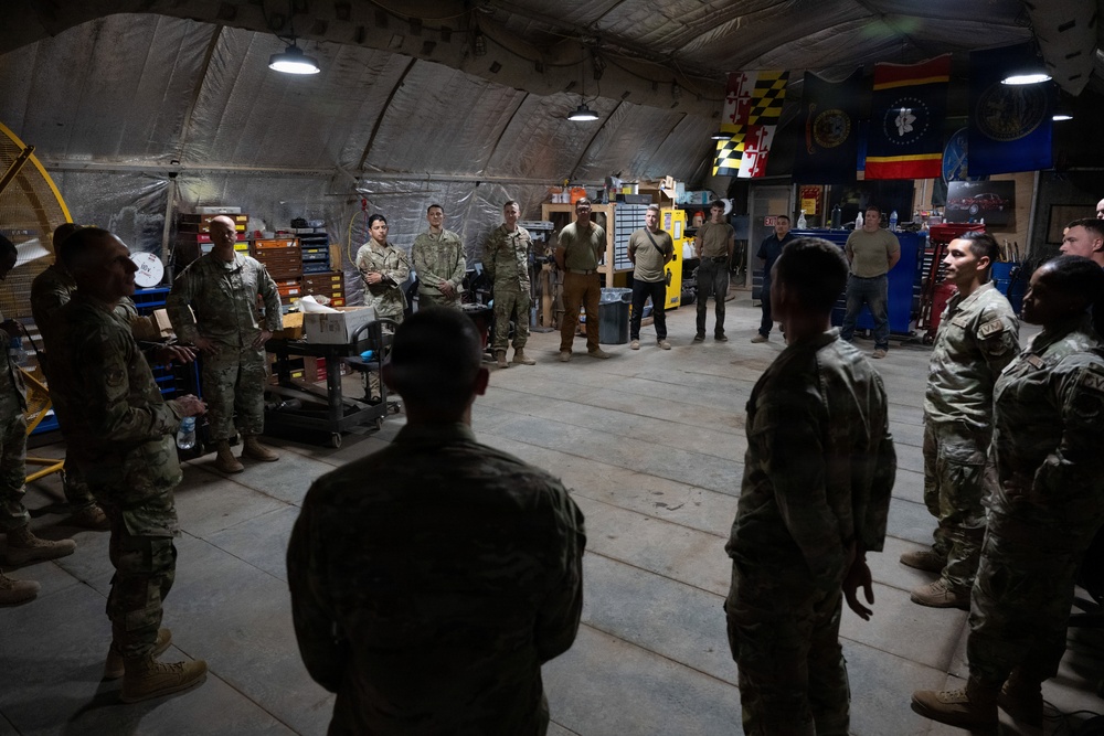 406th AEW Commander Visits Djibouti