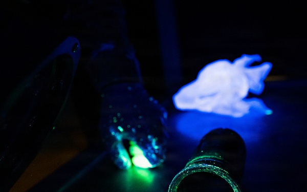 UV black light inspection