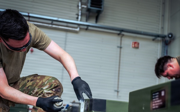 Ramstein munitions experts prepare guided missile stockpiles for shipment