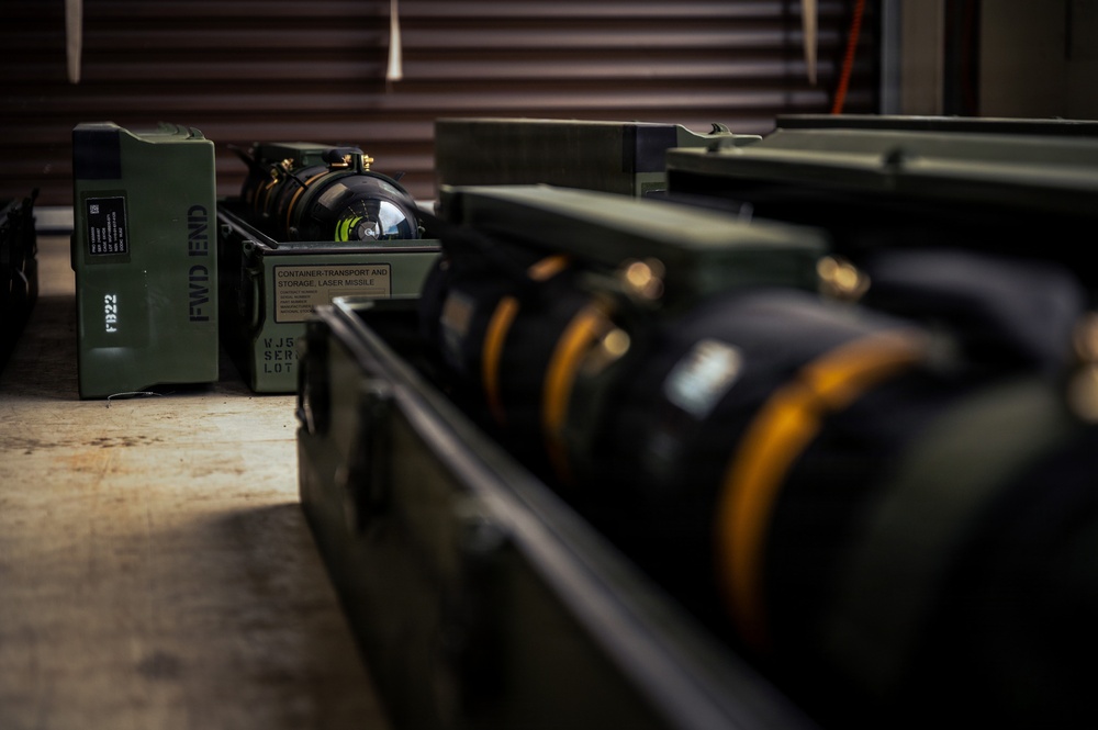 Ramstein munitions experts prepare guided missile stockpiles for shipment