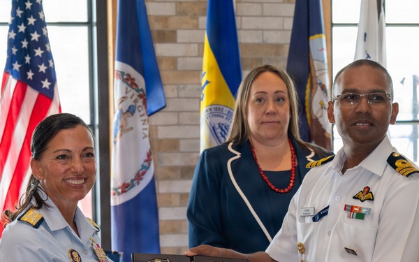 Coast Guard Atlantic Area senior leaders engage with international partners during Sail250 Virginia