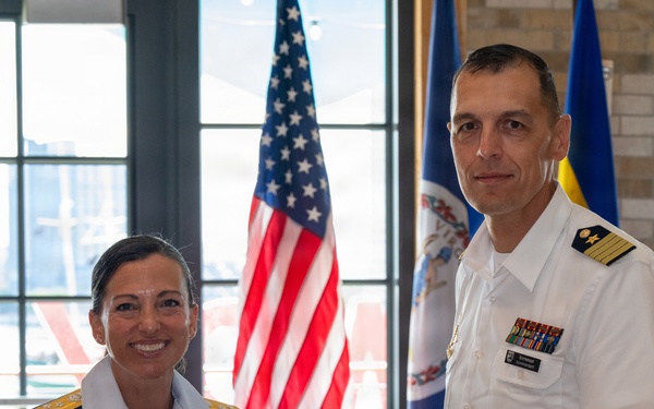 Coast Guard Atlantic Area senior leaders engage with international partners during Sail250 Virginia