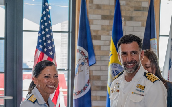 Coast Guard Atlantic Area senior leaders engage with international partners during Sail250 Virginia