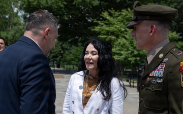 Republic of Albania Minister of Defense Ermal Nufi Visits ANC