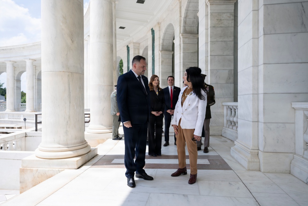 Republic of Albania Minister of Defense Ermal Nufi Visits ANC