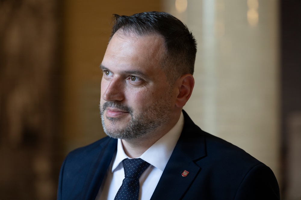 Republic of Albania Minister of Defense Ermal Nufi Visits ANC