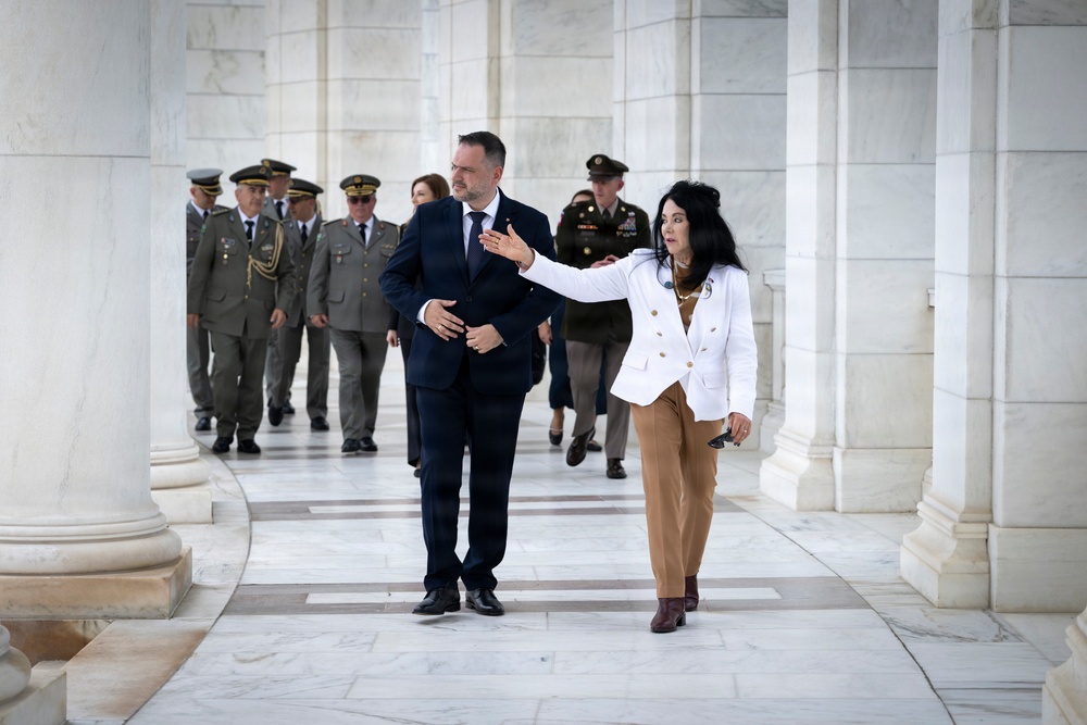 Republic of Albania Minister of Defense Ermal Nufi Visits ANC