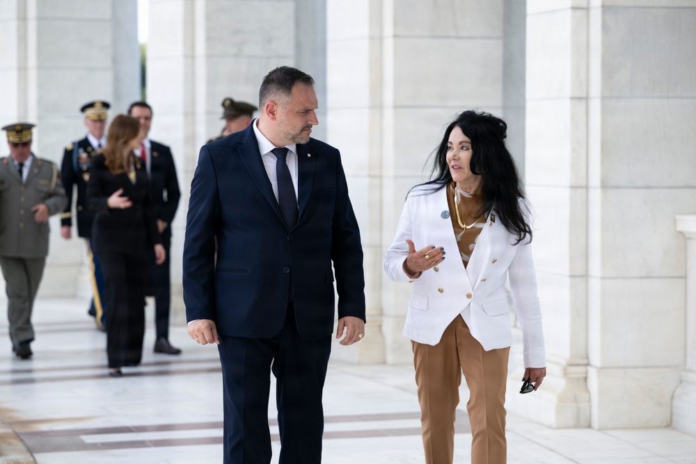 Republic of Albania Minister of Defense Ermal Nufi Visits ANC