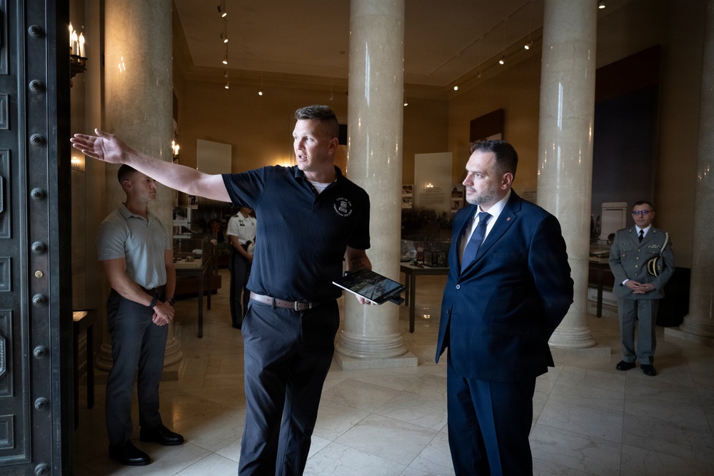 Republic of Albania Minister of Defense Ermal Nufi Visits ANC