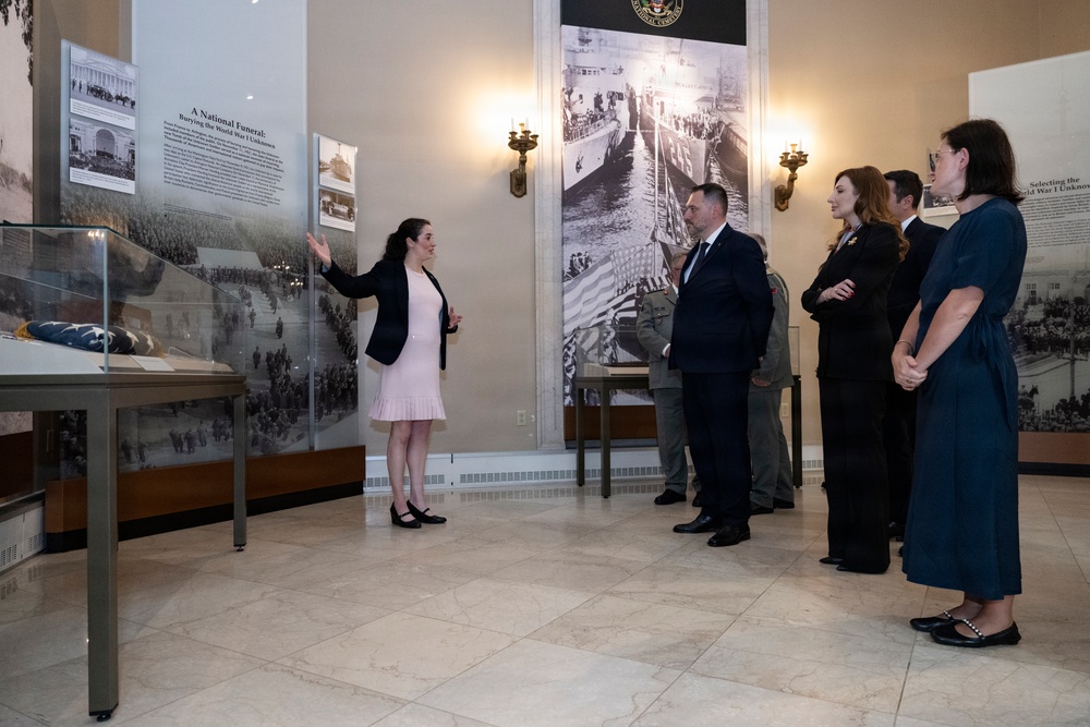 Republic of Albania Minister of Defense Ermal Nufi Visits ANC