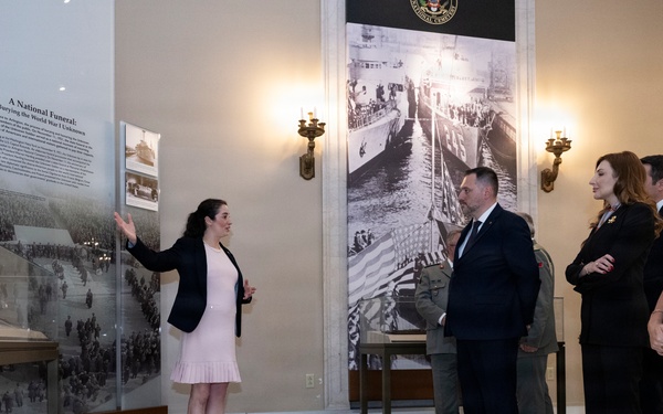 Republic of Albania Minister of Defense Ermal Nufi Visits ANC