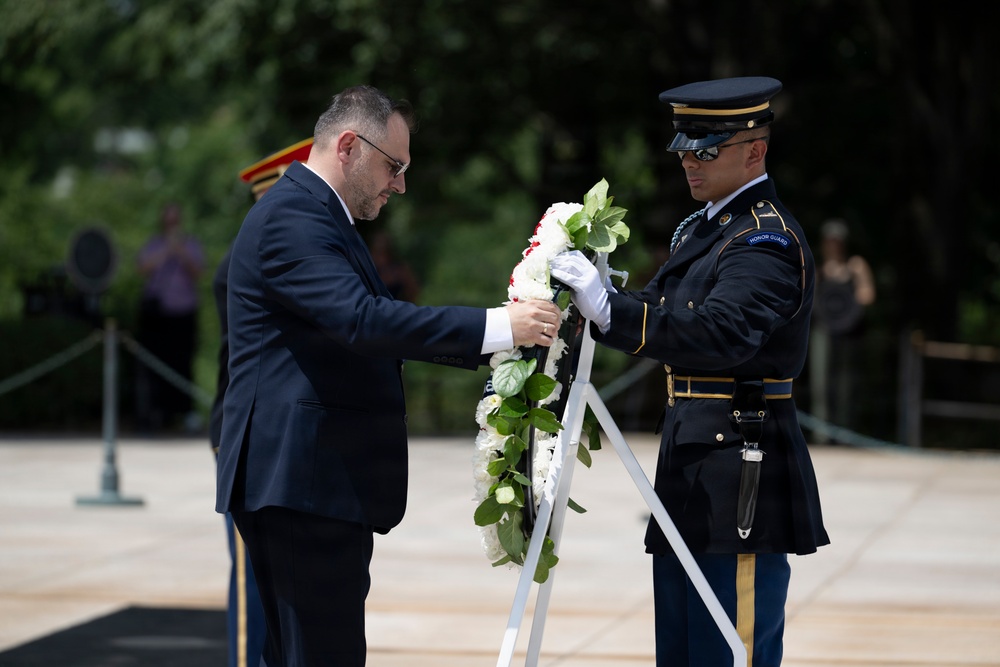 Republic of Albania Minister of Defense Ermal Nufi Visits ANC