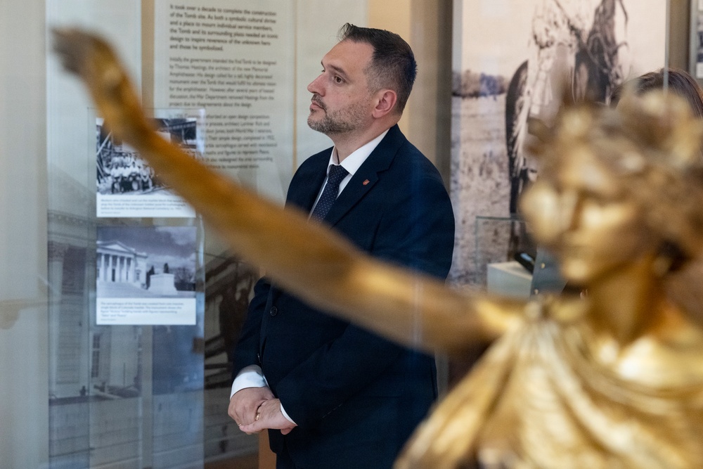 Republic of Albania Minister of Defense Ermal Nufi Visits ANC