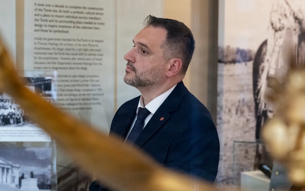Republic of Albania Minister of Defense Ermal Nufi Visits ANC