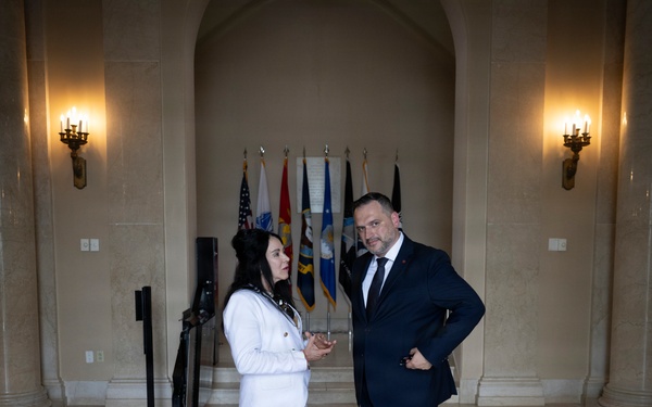 Republic of Albania Minister of Defense Ermal Nufi Visits ANC
